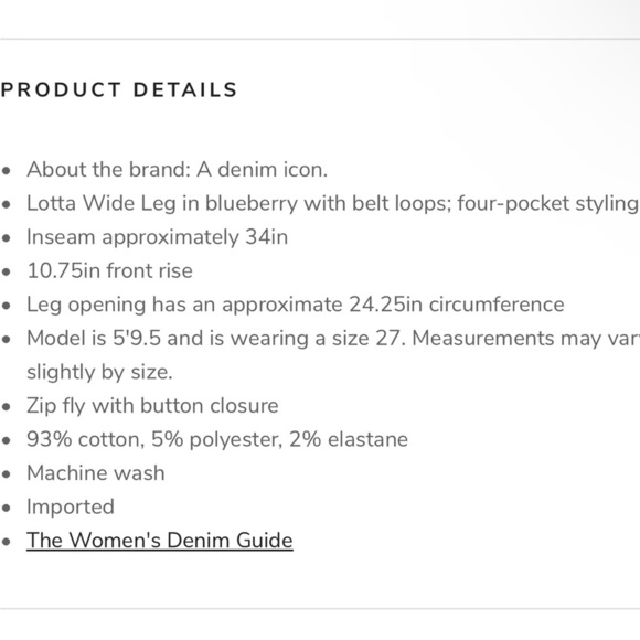 NWT 7 For All Mankind Lotta Blueberry Dark Blue Flare Jeans - Picture 4 of 4